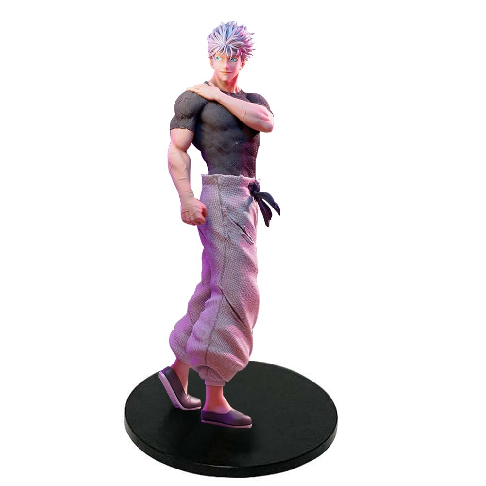 JJK Figure JJK Statue 1/7 Scale Anime JJK Action Figure Model Sculpture, Battle Damage Version JJK Figure Handmade Collectible Desktop Decoration Gifts