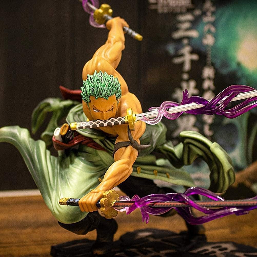 Luffy Action Anime Figure,7 inch PVC Character Collection Model Doll Toy Decoration Gift for Kids (RED)