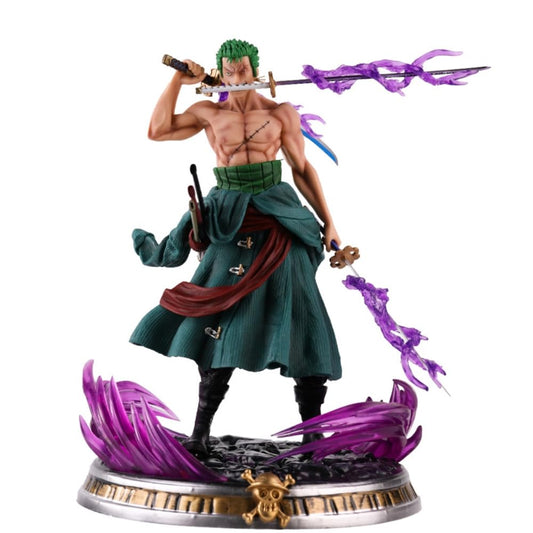 Zoro Figure Anime Action Figure Roronoa Zoro Character Statue Anime Action Figure PVC Toy Figure Collection Gift for Boys and Girls