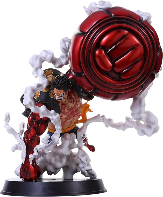 Luffy Action Anime Figure,7 inch PVC Character Collection Model Doll Toy Decoration Gift for Kids (RED)